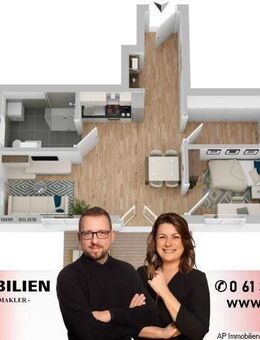 ERDGESCHOSSTRAUM - 2 Zimmer, Terrasse, 57 m², TG-Stellplatz - Harxheim