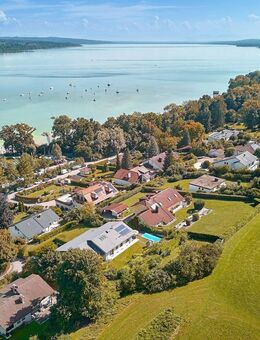Familienvilla mit Pool, luftigem Strandhausflair, Seeblick, Lift und Einliegerwohnung in Seenähe - Eching (Ammersee)