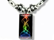 Regenbogen Glas Anhänger Halskette Modeschmuck Farbig 14,90* - Villingen-Schwenningen
