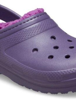 Crocs Classic Lined Clog Clog Kindergartenschuh, Hausschuh mit kuscheligem Futter
