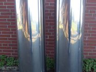 2 große Blumensäulen, Pflanzsäulen, Edelstahl - Gütersloh