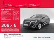 Audi Q3, Sportback 45 TFSI qu 2x S line, Jahr 2022 - München