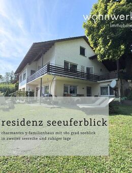 Residenz Seeuferblick - 180°-Panorama in ruhiger Alleinlage am Bodensee - Öhningen
