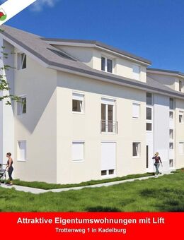 3 Zi. OG mit Balkon ca. 64m² - Wohnung 8 - Trottenweg 1, 79790 Kadelburg- Neubau - Küssaberg