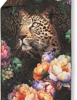 Descanso Sporthandtuch Mizz, Microfaser (Packung, 1-St), Mikrofaser, 50x100, Schnelltrocknend, Reise Sport, Wendeoptik, Leopard