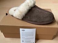 UGG Hausschuhe Schuhe Scuffette Braun Leder Gr.39 - Scharbeutz