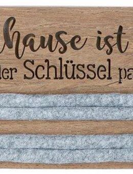 GILDE Schlüsselkasten LED Schlüsselbrett mit Spruch (1 St)