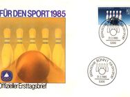 BRD: MiNr. 1238, "Sporthilfe: Deutscher Keglerbund", FDC - Brandenburg (Havel)