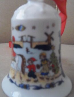 Hutschenreuther Weihnachtsglocke 1999 "In den Grachten" (Limitierte Edition) NM - Groß Gerau