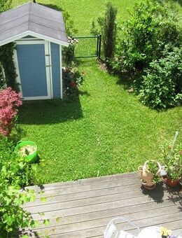 Brück Immobilien - Vermietete 3. Zi.-Maisonette + verbundener Hobbyraum und Südgarten - Grasbrunn