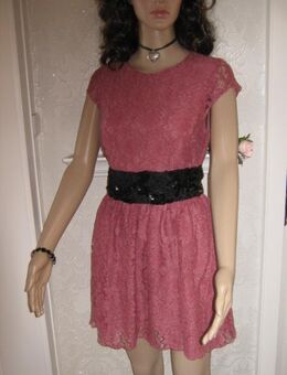 NEU * Edel * Anlass * Party * Disco * Cocktail * Abend * Ausgeh * Lace- Spitzen * Mini- Kleid "H&M" Gr. 36- 38/ S * rosenholz * - Riedlingen Zentrum