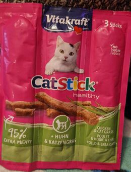 Vitakraft Katze Stick Huhn und Katzengras 3 Stück/ 18 g - Eschweiler
