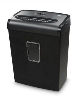 Hama Aktenvernichter Premium für Papier, Plastikkarte, Chipkarte, Magnet, 20 Liter, Micro-Cut, Automatische Start-und Stoppfunktion