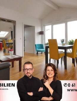 DACHGESCHOSSTRAUM IN HARXHEIM - 3 Zimmer, EBK, Balkon, 53 m², TG-Stellplatz - Harxheim