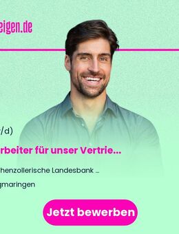 Mitarbeiter (m/w/d) für unser Vertriebsmanagement (80 - 100%) - Sigmaringen