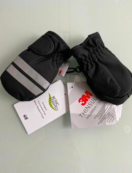 Leichte Skifäustlinge Leichte Skihandschuhe mit Futter aus weichem Fleece und Reflektoren Gr. 62/68 - Albstadt
