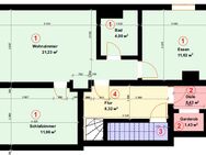 Stilvoll leben in Stadtmitte - möbelierte 2-Zimmer-Wohnung mitten in Bad Neustadt - Bad Neustadt (Saale)