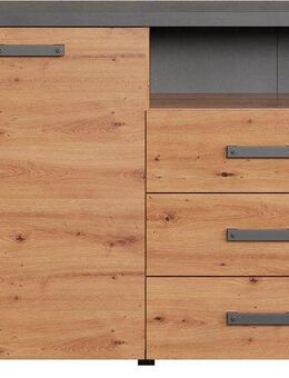 Home affaire Sideboard Ambres (1 St), Sideboard, 1 Tür, 3 Schubkasten, 1 Fach, Soft-Close 127/40/83 cm