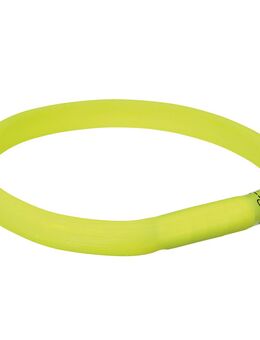 Trixie USB Leuchthalsband grün - Größe L-XL: 70 cm, B 18 mm