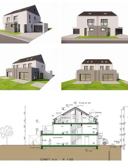 Neubau Doppelhaushälfte mit Garage und Stellplatz in BEST LAGE - Frankfurt (Main)