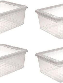 keeeper Aufbewahrungsbox bea (Set, 4 St), 3 x 11 L, mit Air Control-System