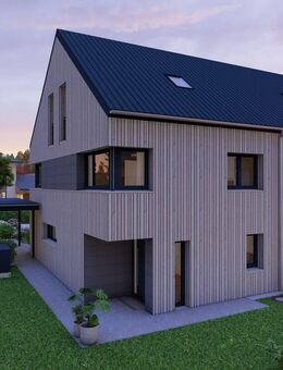 Moderne Doppelhaushälfte in nachhaltiger Holzmassivbauweise ++QNG Standard++ - Grattersdorf