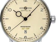ZEPPELIN Quarzuhr LZ 129 Hindenburg 8042-5, Armbanduhr, Herrenuhr, Datum, Made in Germany