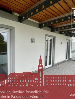 Moderne 2-Zimmerwohnung mit großzügiger Terrasse in toller Lage, auch WG-geeignet! - Passau