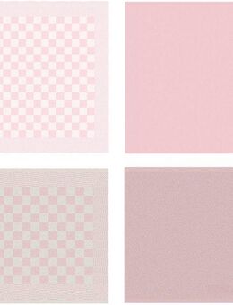 DDDDD Geschirrtuch Barbeque, (Set, 4-tlg., bestehend aus 2x Geschirrtuch Barbeque & 2x Küchenhandtuch Logo), Set aus Jacquard-Gewebe und weicher Frottee, saugstark und langlebig