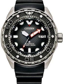 Citizen Automatikuhr Promaster Mechanical Diver NB6004-08E, (Set, 2-tlg., mit zusätzlichem Verlängerungsband in schwarz), Armbanduhr, Herrenuhr, Taucheruhr, bis 20 bar wasserdicht, Saphirglas