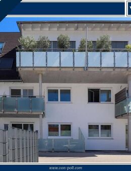 Neuwertig & barrierefrei: 3-Zimmer Eigentumswohnung mit Garten,Terrasse & 2 Stellplätzen in Wannweil - Wannweil