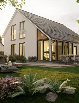 Natur genießen: Modernes Haus mit Wintergarten und Blick ins Grüne - Steinwiesen