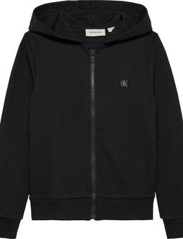 Calvin Klein Jeans Kapuzensweatjacke MINI BADGE ZIP-THROUGH mit Logo-Badge