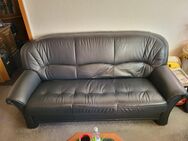Anthrazit 3er Sofa + 1 Sessel + 1 voll Elektrosessel - Dortmund Brücherhof