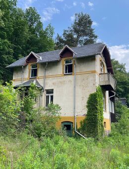 Denkmalgeschütze Villa der ehem. Patentpapierfabrik in Amtsberg südlich von Chemnitz auf 2.800 m² - Amtsberg