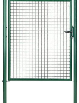 Alberts Zauneinzeltür Wellengitter-Einzeltor mit Zubehör, Höhe: 75 - 200 cm, Breite: 100 bis 131 cm