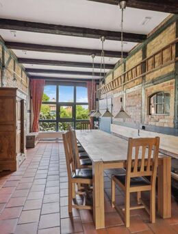 Erdgeschosswohnung mit Fachwerkcharme und Gartenanteil in Elbnähe - Bleckede-Brackede - Bleckede