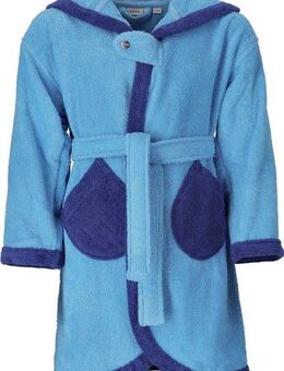 Esprit Kinderbademantel Little Joy, Kurzform, Webfrottier, Kapuze, Gürtel