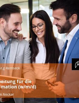 Sachbearbeitung für die Stadtinformation (w/m/d) - Remseck (Neckar)