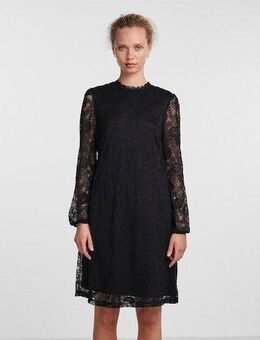 pieces Spitzenkleid PCOLLINE LS LACE DRESS NOOS BC Sommerkleid