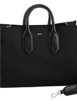 BOSS Shopper Sandy MED Tote M, große Damen Henkeltasche, Umhängetasche mit abnehmbarem Schultergurt