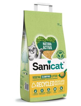 2 x Sanicat Katzenstreu zum Sonderpreis! - Natura Activa Corn Cob 2 x 6 l