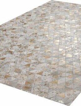calo-deluxe Fellteppich Audra 400, rechteckig, Höhe: 8 mm, echtes Rinderfell, Wohnzimmer
