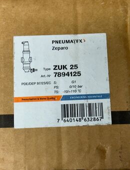 Pneumatex Zeparo Schnellentlüfter ZUK 25 7894125 - Eberswalde
