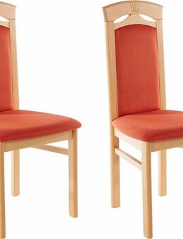 Home affaire Esszimmerstuhl Anthony (Set, 2 St), Holzstuhl mit dekorativen Fräsungen