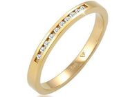 Elli DIAMONDS Verlobungsring Diamant Weiß Brillantschliff (0.05 ct) 585 Gelbgold