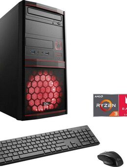 CSL Sprint V8732 Gaming-PC (AMD Ryzen 3 3200G, Radeon Vega 8, 16 GB RAM, 1000 GB SSD, Luftkühlung)