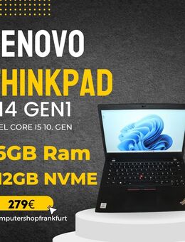 Lenovo Thinkpad T14 G1,Intel Core i5-10th Gen,16GB Ram,512GB NVME SSD - Frankfurt (Main) Griesheim