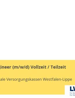 System Engineer (w/m/d) Vollzeit / Teilzeit - Münster