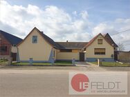 Einfamilienhaus mit Anbau und Nebengebäuden (Werkstatt, Stall + Schuppen) sowie großem Garten - Ballenstedt
